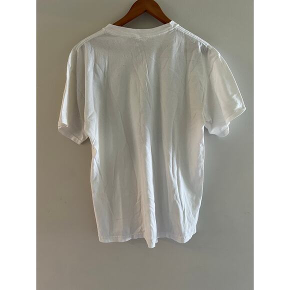 Vintage NYPD New York Police Department T-Shirt White Blue Size Large JL - Picture 6 of 9